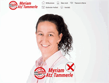 Tablet Screenshot of myriam-atz-tammerle.com